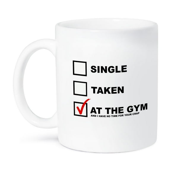 3dRose, Single, Taken, Gym, 15oz Mug