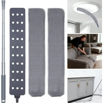 Retractable Gap Dust Cleaner Cleaning Tools with 2 Microfiber Dusting Cloths Long Handle 60inches Washable and Retractable Duster Brush for Cleaning Under Appliances Furniture Couch Fridge