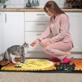 thumbnail image 3 of Halloween Kitchen Mats Sets Of 2 Trick or Treat Kitchen Rugs and Mats for Door Bath Washable Retro Rugs Decorations for Porch Veranda Entryway (17x47in+30x17in), 3 of 7