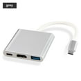 thumbnail image 1 of Innotech SC USB-C Hub 3 en 1 con Carga 4K HDMI, USB 3.0 y PD. Adaptador Compacto y Duradero compatible con MacBook Pro/Air M1, iMac, Dell XPS y Más Portátiles., 1 of 6