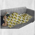 thumbnail image 6 of Lemon Soft Flannel Fleece Blanket, Watercolor Painting of Lemon Fruit on Plain Background Food Deco Print, Cozy Plush for Indoor and Outdoor Use, 50" x 70", Yellow and Earth Yellow, by Ambesonne, 6 of 6
