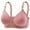 Beige, variant on Large Size Women's Bra Women's Large Size Adjustable Push-Up Breathable Full Cup Bra Without Wires,Beige,L