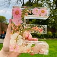 thumbnail image 1 of Luz nocturna de resina floral, lámpara de flores personalizada, letras de resina de flores prensadas con luz LED para madre, luces de alfabeto de resina de cristal de flores para mujer, regalo del día, 1 of 7
