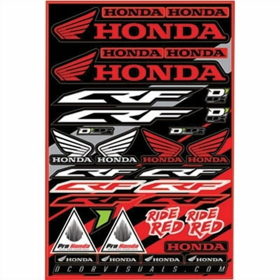 D'Cor Visuals Honda CRF Decal Sheet