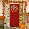 thumbnail image 6 of Fall Burlap Wreath Autumn Wreaths for Front Door Farmhouse,Thanksgiving Pumpkin Wreath with Bows Decor, 6 of 6