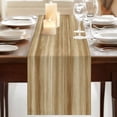 thumbnail image 3 of Table Runners 70 Inches Long Dress Scarves, Light Brown Wood Grain Farmhouse Coffee/Dining/Kitchen Table Decor, Holiday Table Runner, Western Farmhouse Barn Door 13x70 Inch, 3 of 9