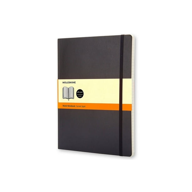 Moleskine Classic Notebook, Extra Large, Ruled, Black, Soft Cover (7.5