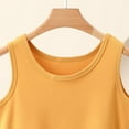 thumbnail image 4 of Ohufall Women's Plus Size Tank Tops Lightweight Sleeveless Cropped Undershirts Soft Relaxed Fit Crewneck Tanks, 4 of 5