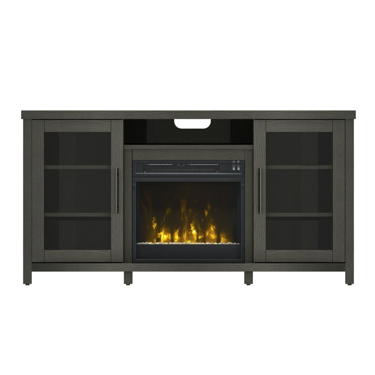 Rossville fireplace tv stand discount