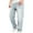 #010-Mint Green, variant on Kakii Men's Wide-Leg Jeans Straight Leg Carpenter Denim Pants Loose fit Trousers