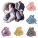 thumbnail image 1 of Almohada grande, suave y linda, elefante de peluche, juguete animal, regalo para niños, 1 Hy, 1 of 1