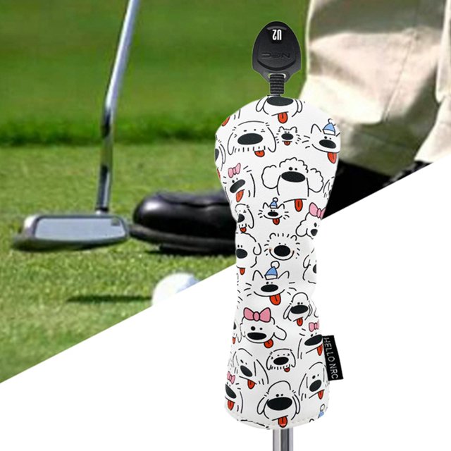 Cubierta de madera para la cabeza de Golf, cubierta de madera para la cabeza, Protector de equipo de golfista de cuello largo, cubierta para palos de TU 26cmx11cm