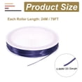 thumbnail image 2 of Uxcell 20 Gauge Copper Wire for Jewelry Making Tarnish Resistant Beading Wire for Jewelry Making Crafts Supplies Purple 79ft, 2 of 6
