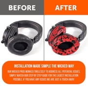Wicked Cushions Replacement Earpads for ATH M50X M40X M30X Headphones & More | Upgraded Thickness, Enhanced Comfort