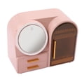thumbnail image 3 of Cosmetics Storage Box Makeup Organizer with LED Light and Mirror Rechargea, 3 of 12