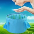 thumbnail image 3 of Portable Folding Basin Foot Soak Bucket, Travelling Wash Storage Bag Foot Bath Bucket, Children Toy Storage Bucket Sand Bucket, 3 of 6