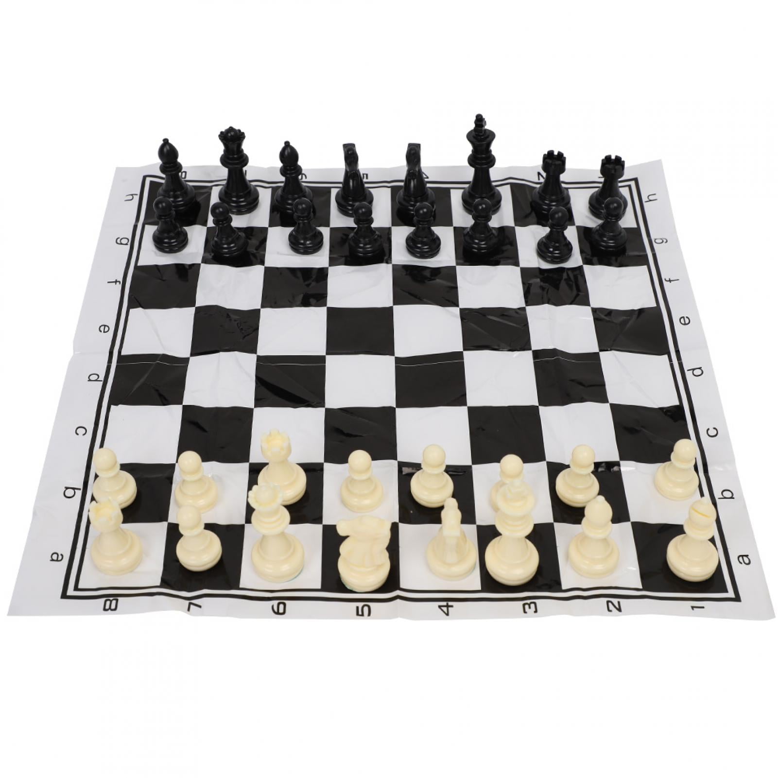 HHS SPORTS Premium Black & White Chess Board with 32 Chessmen Set 35.5 cm Chess  Board - Buy HHS SPORTS Premium Black & White Chess Board with 32 Chessmen  Set 35.5 cm
