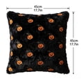 thumbnail image 2 of 2pcs Halloween Pillows,Halloween Decorations Pillow Covers 18x18 inch Ghost&Pumpkin Throw Pillow Cases Soft Plush Faux Fur Wool Decorative Living Room Case,Fall Decor,Pumpkin Decor, 2 of 6