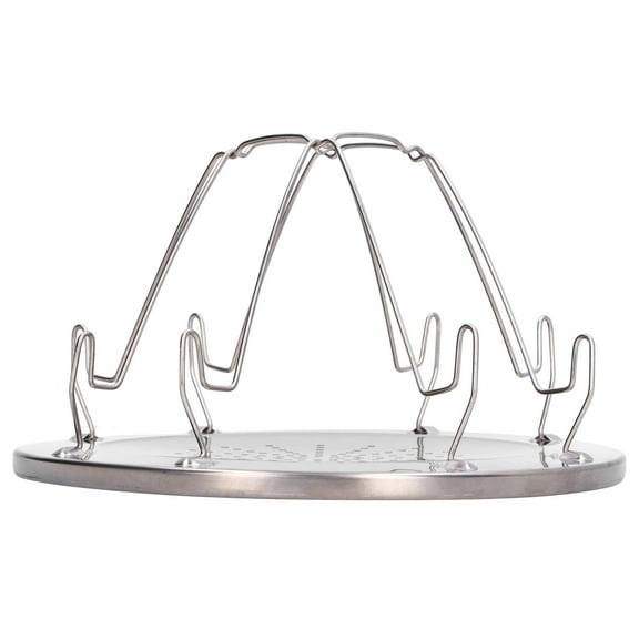 AXTQH Folding Camp Stove Toaster, 430 Stainless Steel Camping Toaster Rack Holder for BBQ Outdoor Picnic