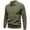 Army Green, variant on Mens Knit Sweater Coat Fall Winter Fashion Collar Long Sleeve Button Front Outerwear Casual Warm Yarn Textured Pullover Layering Piece