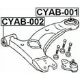 thumbnail image 2 of Febest FRONT BUSHING, FRONT CONTROL ARM # CYAB-002 OEM A11-2909040, 2 of 2