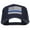Navy, variant on Thin Blue Line American Flag Embroidered Mesh Cap - Navy OSFM
