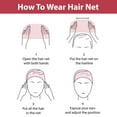 thumbnail image 2 of Popular Life Slim-Net Durable and Invisible Hair Nets, Light Blonde (Pack of 200), 2 of 5