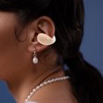 thumbnail image 3 of EeaseMX Auriculares inalámbricos de conducción ósea con gancho para la oreja, manos libres, deportivos y con base de carga (beige), 3 of 7