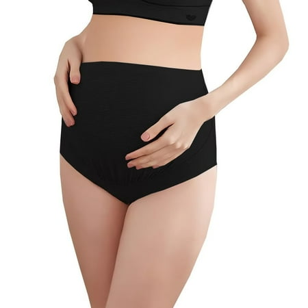 

Women s Seamless Maternity Panties High Waisted Pregnancy Underwear Belly Support Briefs Over Bump