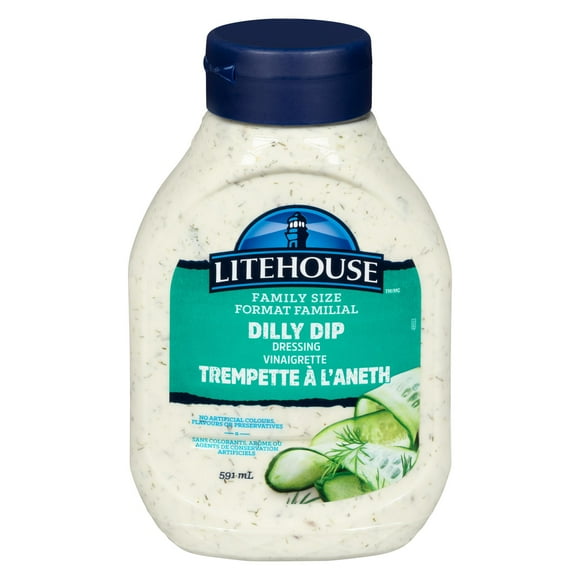 Vinaigrette et trempette Trempette à l'aneth Les préférées de la famille de Litehouse 592 ml