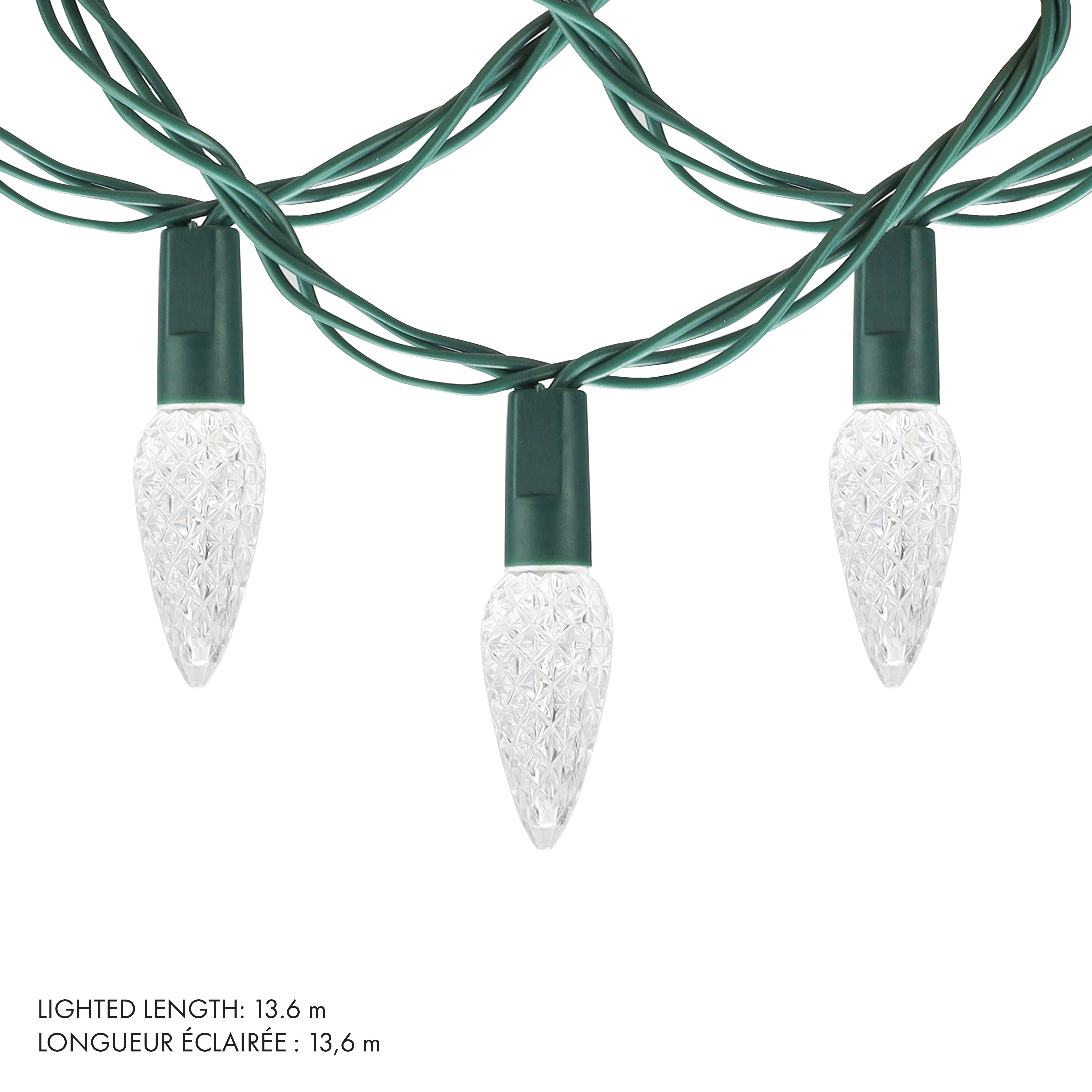 Danson Décor 200 C6 Plug In LED String Light, Warm White