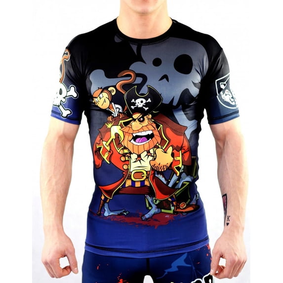 Asura Fightwear Men's Captain Heel Hook Rash Guard MMA BJJ