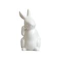 thumbnail image 3 of Mini White Rabbit Easter Bunny Figurines with Eggs,Cute Ceramic Statue,Modern Porcelain Decor for Coffee Table,Spring Home Art Ornament,Holiday Gift, 3 of 6