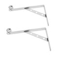 thumbnail image 1 of Greenadscape 2Ud Soporte Metálico Resistente Para Barra De Con Estructura Triangular Ideal Para Balcones, 1 of 7