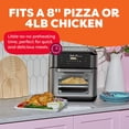 thumbnail image 4 of Instant Pot 10QT Air Fryer, 7-in-1 Functions with EvenCrisp Technology that Crisps, Broils, Bakes, Roasts, Dehydrates, Reheats & Rotisseries, Include, 4 of 7