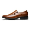 thumbnail image 2 of Men's Formal Leather Lined Square Toe Dress Loafers Shoes, 2 of 5