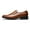 BROWN, variant on Men's Leather Lined Dress Loafers Shoes BROWN US SIZE 12