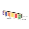 thumbnail image 2 of HEANUJJ Harmonica For Beginners Wood Multi Color Early Music Education 1Pack, 2 of 7