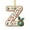 Z, variant on HCBY 26 Letters Christmas Ornaments Set, Acrylic Alphabet Pendants for DIY Personalized Tree Decor – Spell Names & Words, Home Holiday Decoration Crafts (A,3.1")