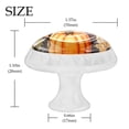 thumbnail image 4 of 4 Pcs Maple Leaf Pumpkin Knobs for Kitchen Cabinet Cupboard Dresser Bookcase Drawer Pulls Handles Round Home Decor, 4 of 8