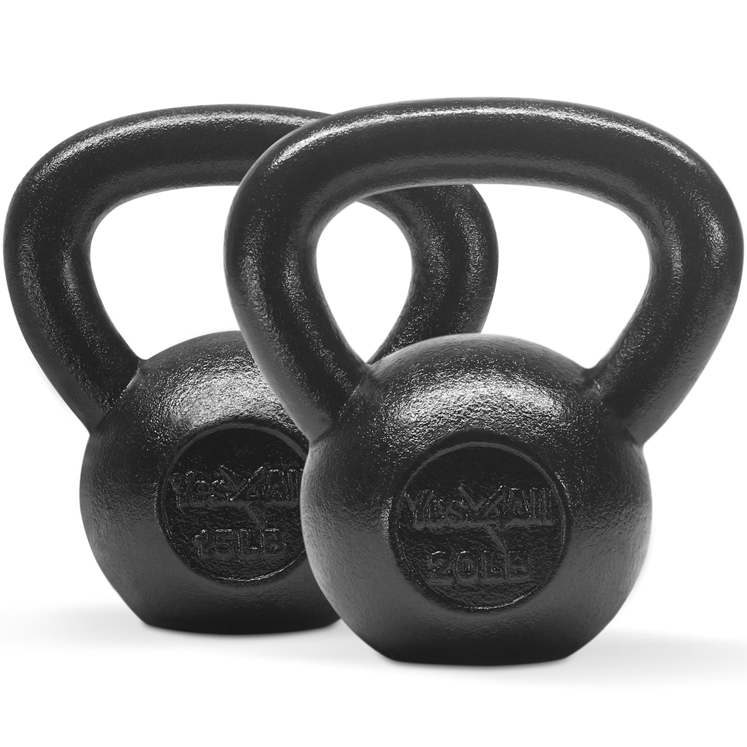 Yes4All Combo Cast Iron Kettlebell Weight Sets Great for Full Body