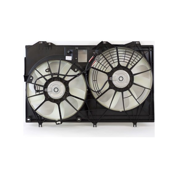 Dual Radiator and Condenser Fan Assembly - Cooling Direct Fit/For 167110P400 17-20 Toyota Sienna 3.5L - Without Fan Control Module