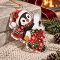 thumbnail image 3 of Mivyn Christmas Cash Gift Ornament, Penguin Christmas Stocking Wallet Ornament, 2D Flat Acrylic Money Holder Charm, Xmas Tree Hanging Decoration for Home Use, 6 x 6 in, 1 Pcs, 3 of 8
