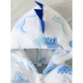 thumbnail image 4 of Suealasg Newborn Baby Boy Plush Snowsuit Long Sleeve  Dinosaur Fleece Hooded Romper Jumpsuits 3 6 9 12 18 Months Infant Boy Winter Warm Outwear Clothes, 4 of 8
