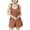 Brown, variant on THDHVS Girls Romper,Rompers for Girls,Kids Summer Strap Short Adjustable Shoulder Strap Jumpsuit Sleeveless Loose Overalls Cute Rompers Mint Green 7-8 Years