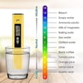 thumbnail image 3 of Medidor de Ph digital, medidor de Ph 0,01 Ph probador de calidad del agua de alta precisión con rango de medición de Ph 0-14 para agua potable, piscinas y acuarios en el hogar P, 3 of 3