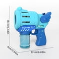 thumbnail image 2 of Blue Bubble Machine Gun For Children Light Music Fun Outdoor Toy, 2 of 6