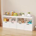 thumbnail image 2 of Jopath Kids Bookshelf and Toy Storage with 2 Removable Bins for Bedroom,Playroom,White, 2 of 7