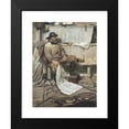 thumbnail image 2 of Frank Richards 14x18 Black Modern Framed Museum Art Print Titled - The Fisherman (1890), 2 of 5