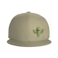 thumbnail image 2 of ZICANCN Green Prickly Cactus Baseball Caps, Trucker Hats for Men And Women, Adjustable Breathable Flat Caps, Natural, 2 of 8